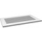 Ekena Millwork Vertical Surface Mount PVC Gable Vent: Functional, w/ 3-1/2"W x 1"P Standard Frame, 34"W x 20"H GVPVE34X2001SF - alternate 5